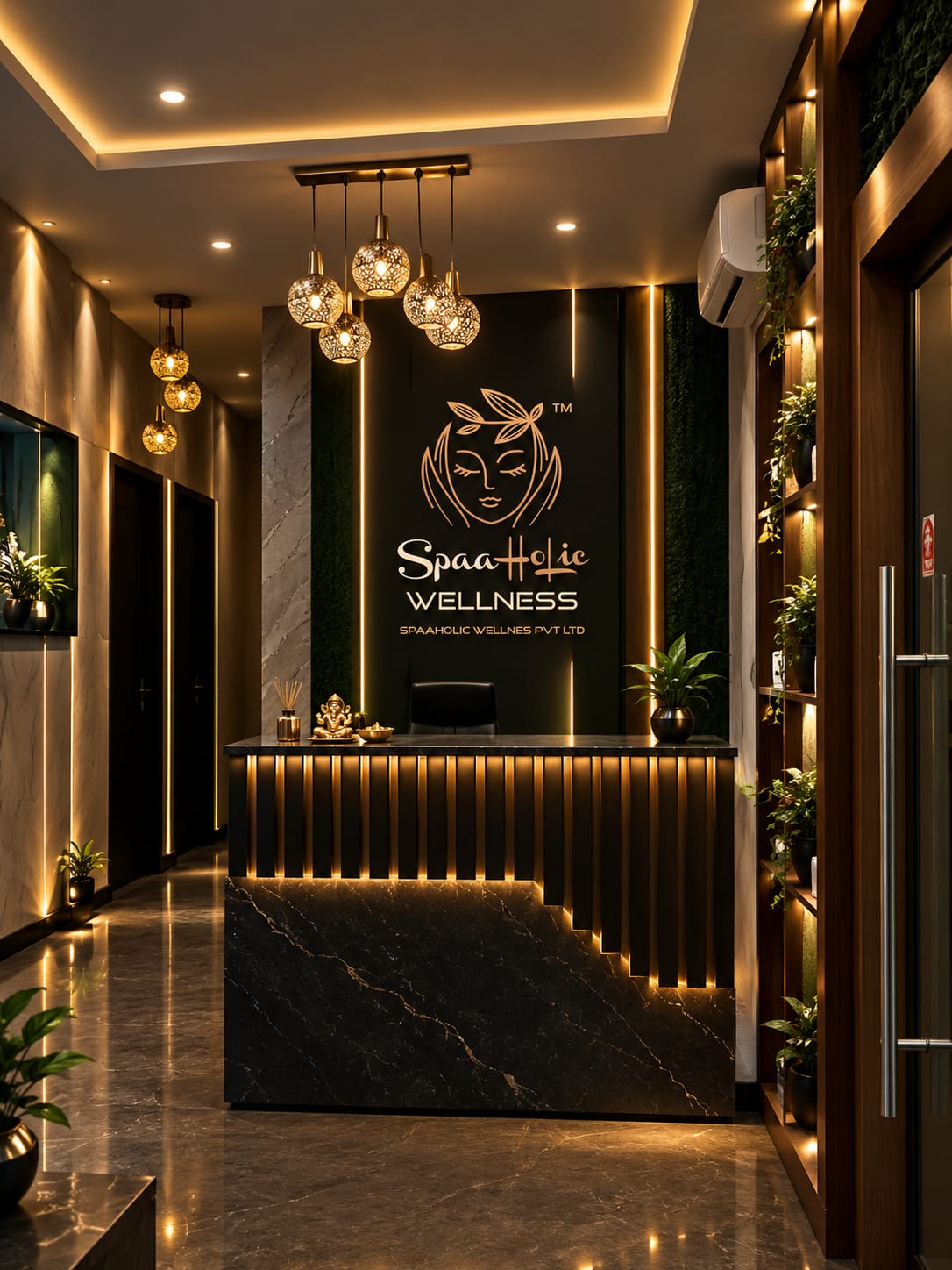 SPAAHOLIC WELLNESS Reception